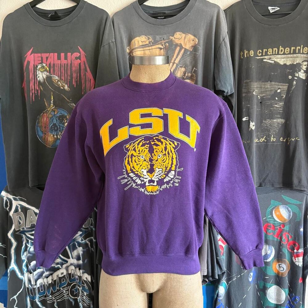 Vintage 1990s lsu college crewneck